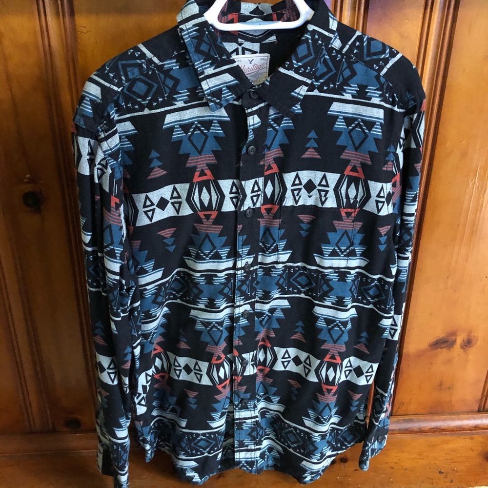 American Eagle Heritage Aztec Flannel